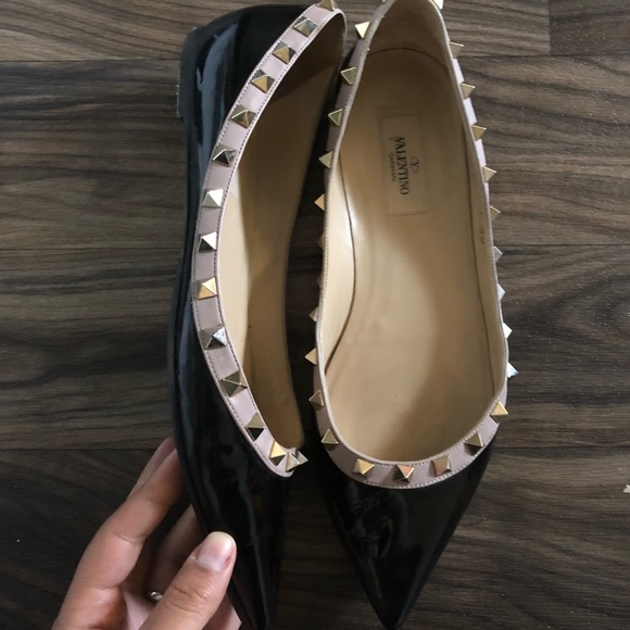 Valentino rockstud flats black - Picture 2 of 4